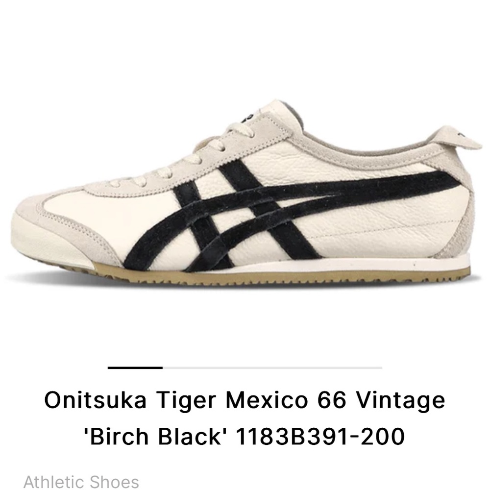NEW onitsuka tiger mexico 66 birch black